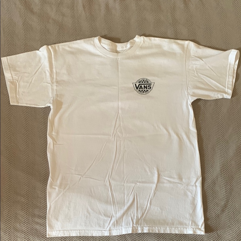 Vans White logo tee